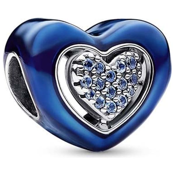  ميدالية باندورا على شكل القلب - سلفر 