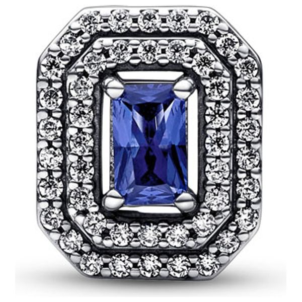  Pandora Rectangular Shape Medal - Silver 