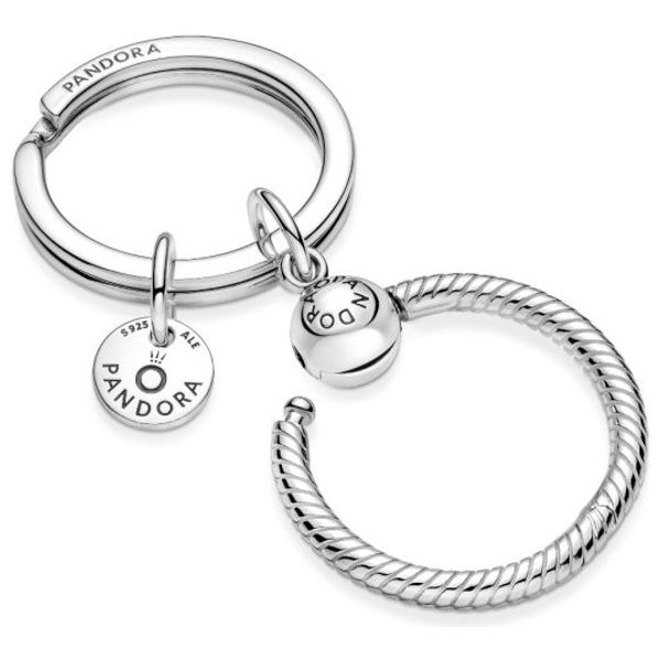  ميدالية باندورا شكل حلقات  - سلفر 