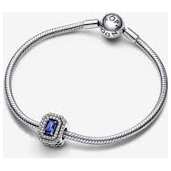 Pandora Rectangular Shape Medal - Silver