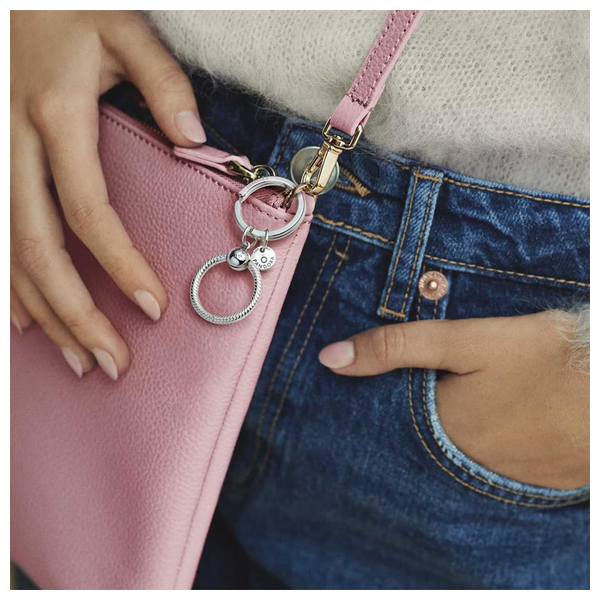  ميدالية باندورا شكل حلقات  - سلفر 