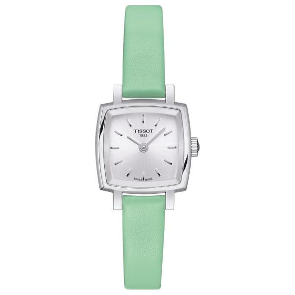  Tissot Watch T0581091603101 For Women - Analog Display, Leather Band - Green 