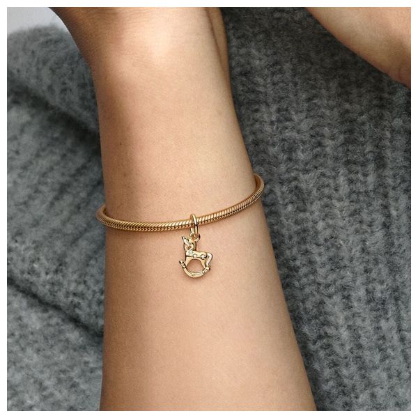  Pandora Unicorn Shape Medal - Gold 