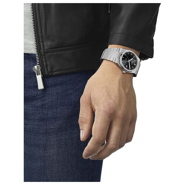  ساعة تيسوت للجنسين T1374101105100 - عرض بعقارب, سوار من ستانلس ستيل - سلفر 