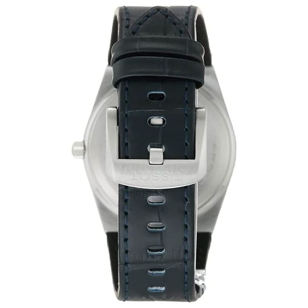  Tissot Watch T1374101604100 For Men - Analog Display, Leather Band - Black 