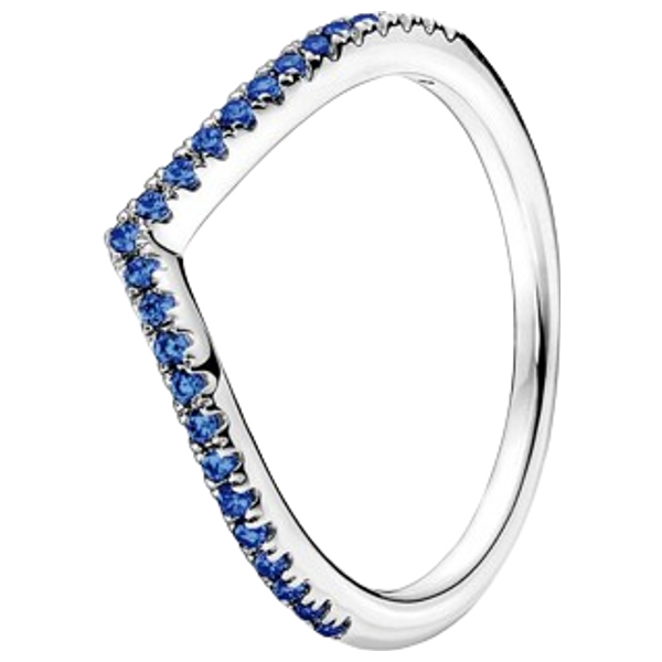  خاتم نسائي باندورا شكل مدبب - سلفر 