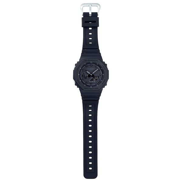  Casio Watch For Men - Analog Display, Resin Band - Black 