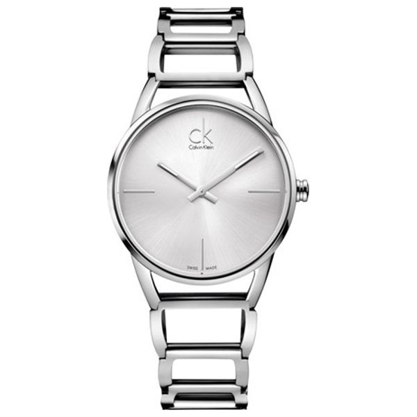  Calvin Klein Watch K3G23126 For Women - Analog Display, Stainless Steel Band - Silver 