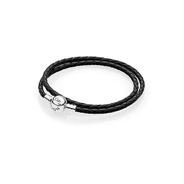  Pandora Round Shape Women Bracelet - Black 