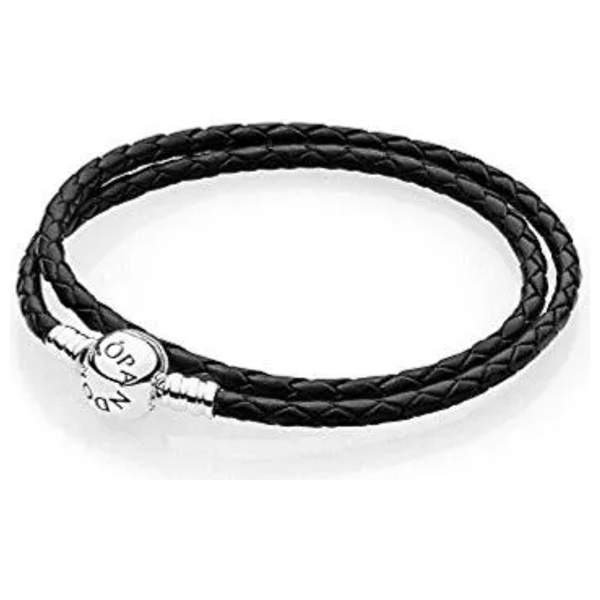  Pandora Round Shape Women Bracelet - Black 