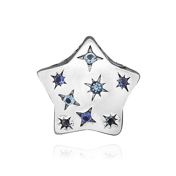 Pandora Star Shape Bead - Silver