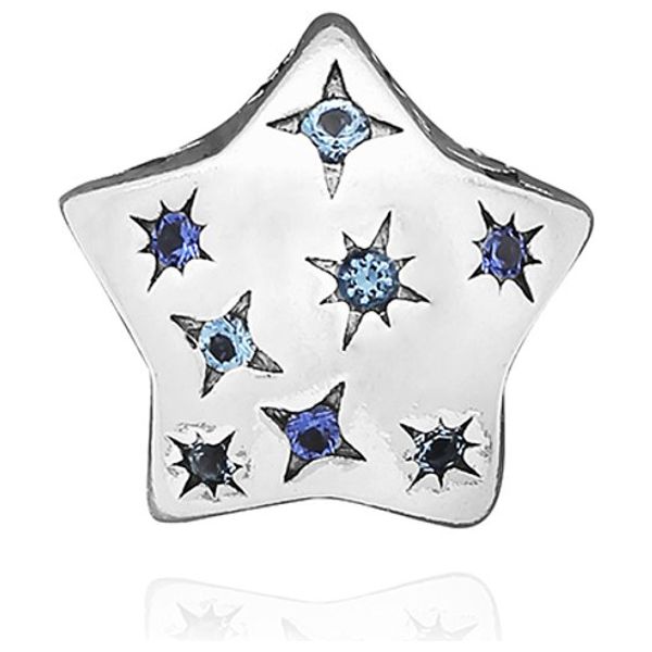 Pandora Star Shape Bead - Silver