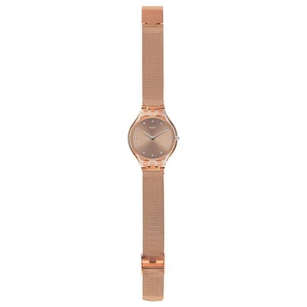  Swatch Watch SVOK107M For Women - Analog Display, Stainless Steel Band - Bronze 