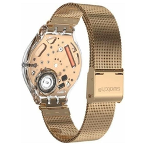  Swatch Watch SVOK107M For Women - Analog Display, Stainless Steel Band - Bronze 