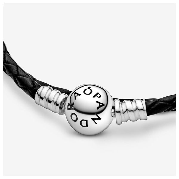  Pandora Round Shape Women Bracelet - Black 