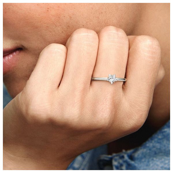  Pandora Star  Shape Women Ring - Silver 