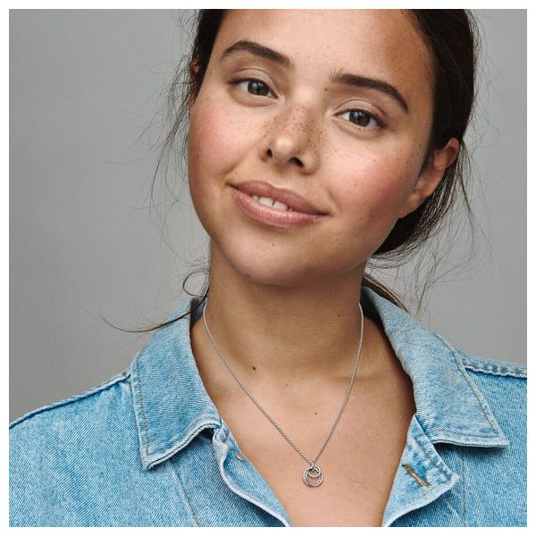  قلادة باندورا شكل حلقات - سيلفر 