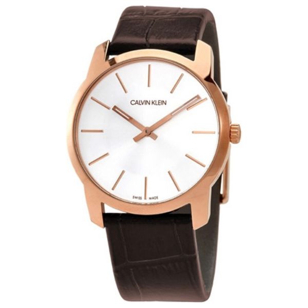 Ck watch outlet leather band