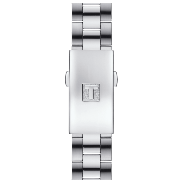  Tissot Watch T1019101112100 For Women - Analog Display, Stainless Steel Band - Gray 