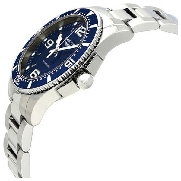  Longines Watch L37404966 For Men - Analog Display, Stainless Steel Band - Silver 
