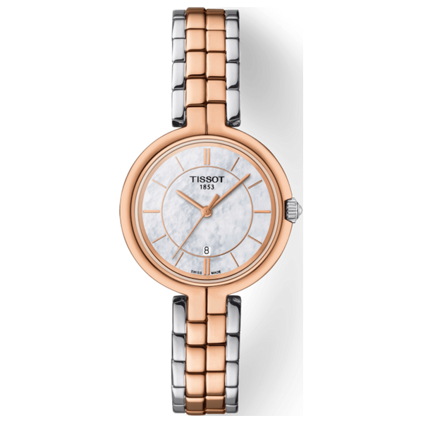  Tissot Watch T0942102211100 For Women - Analog Display, Stainless Steel Band - Bronze 