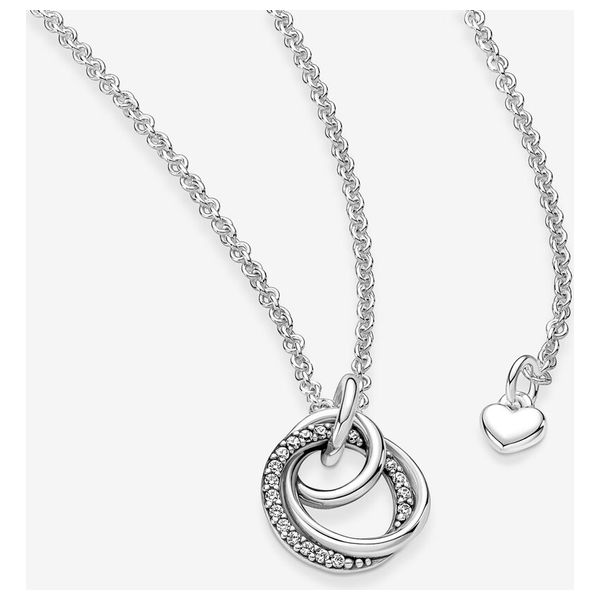  قلادة باندورا شكل حلقات - سيلفر 