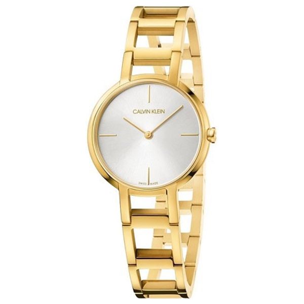  Calvin Klein Watch K8N23546 For Women - Analog Display, Stainless Steel Band - Gold 