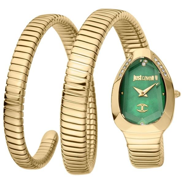  Just Cavalli Watch Jc1L209m0045 For Women - Analog Display, Stainless Steel Band - Gold 