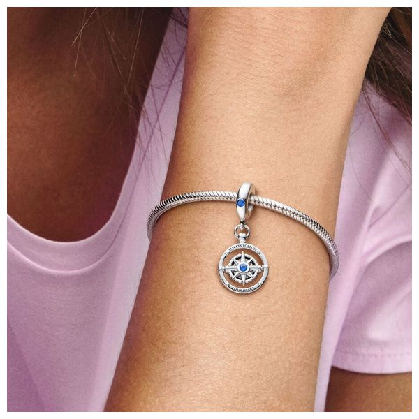  Pandora Compass Shape Women Bracelet - Silver 
