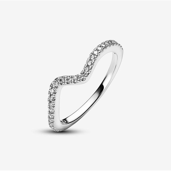  Pandora Wave Shape Women Ring - Silver 