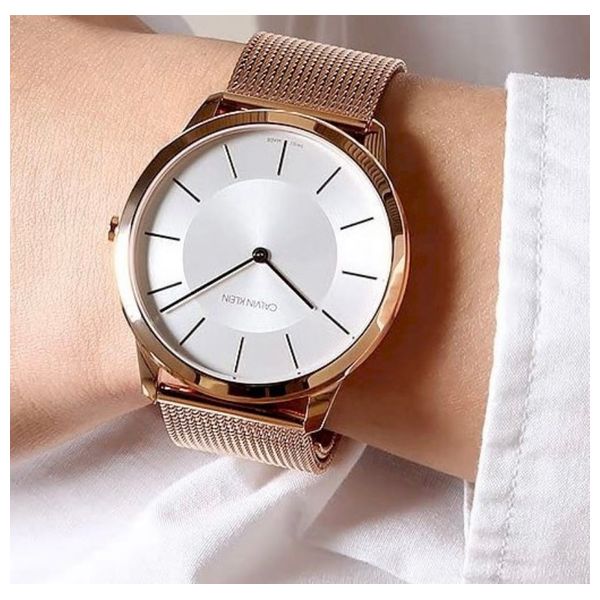 Calvin klein minimal store watch rose gold
