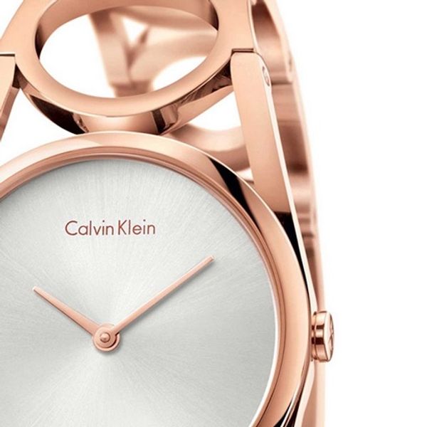  Calvin Klein Watch K5U2M646 For Women - Analog Display, Stainless Steel Band - Gold 