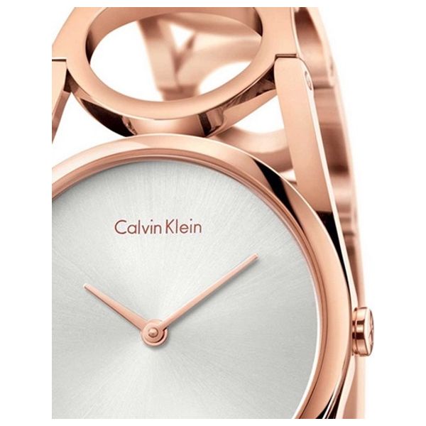  Calvin Klein Watch K5U2M646 For Women - Analog Display, Stainless Steel Band - Gold 