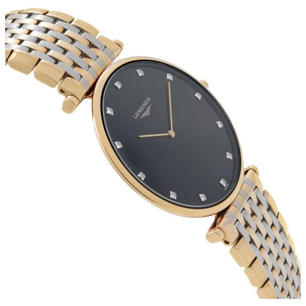  Longines Watch L47661577 For Women - Analog Display, Stainless Steel Band - Gold 