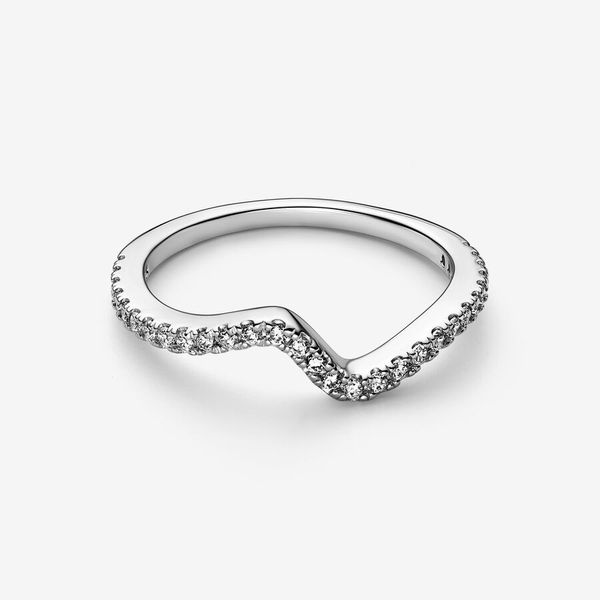  Pandora Wave Shape Women Ring - Silver 