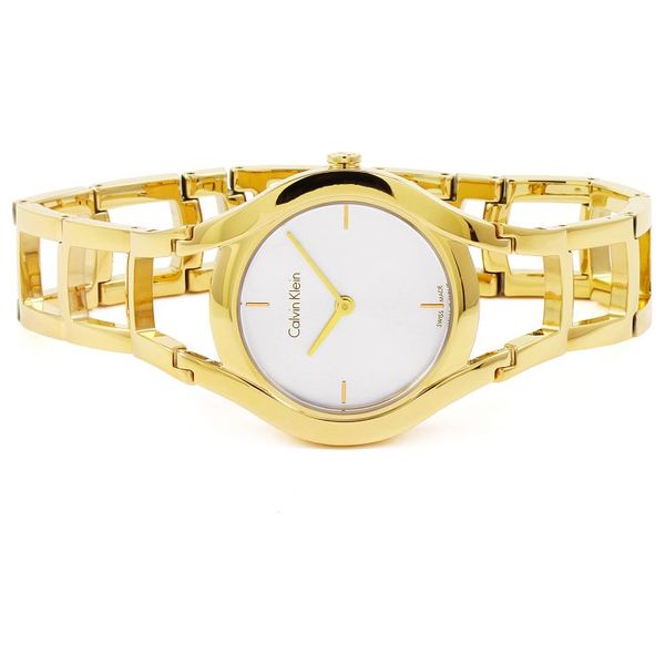  Calvin Klein Watch K6R23526 For Women - Analog Display, Stainless Steel Band - Gold 