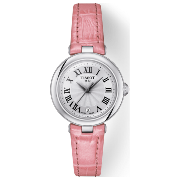  Tissot Watch T1260101601301 For Women - Analog Display, Leather Band - Pink 