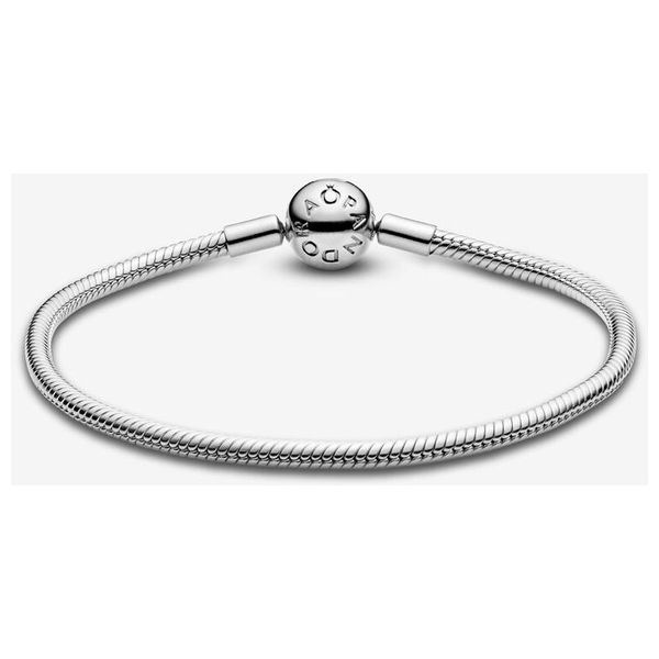  سوار نسائي باندورا شكل دائري - سلفر 