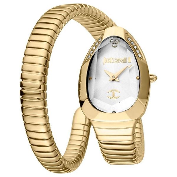  Just Cavalli Watch Jc1l208m0035 For Women - Analog Display, Stainless Steel Band - Gold 