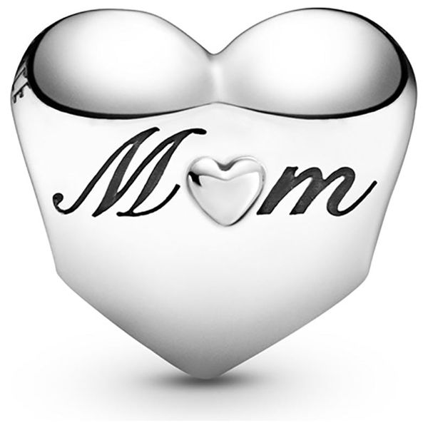  خرزة باندورا شكل قلب - سلفر 