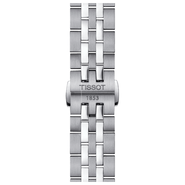  Tissot Watch T0632091104800 For Women - Analog Display, Stainless Steel Band - Gray 