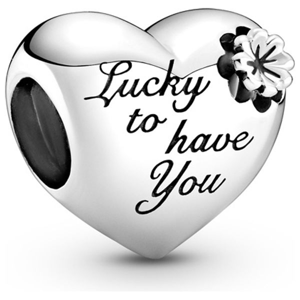  خرزة باندورا شكل قلب - سلفر 