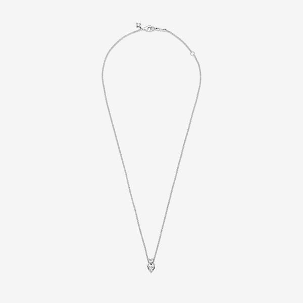  Pandora Heart Shape Necklace - Silver 