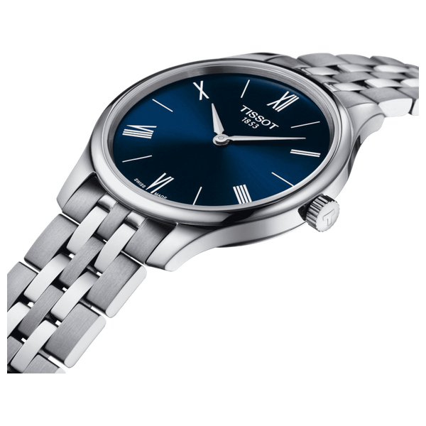  Tissot Watch T0632091104800 For Women - Analog Display, Stainless Steel Band - Gray 