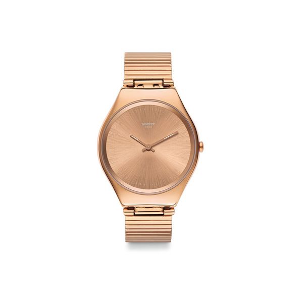  Swatch Watch SYXG101GG For Unisex - Analog Display, Stainless Steel Band - Bronze 