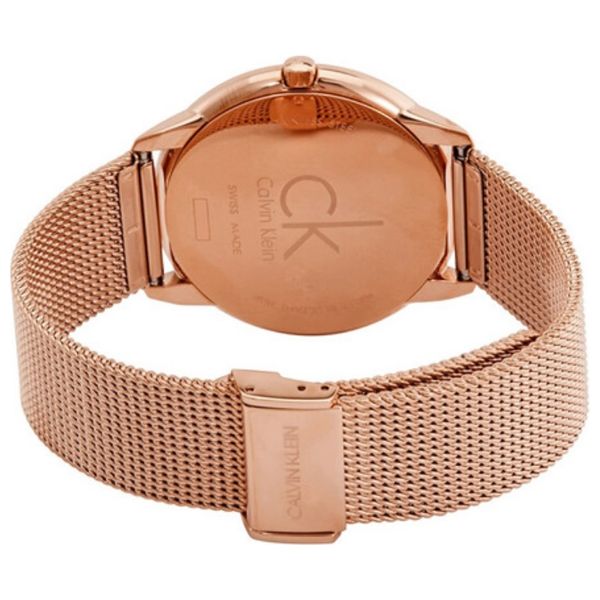  Calvin Klein Watch K3m21626 For Men - Analog Display, Stainless Steel Band - Rose Gold 