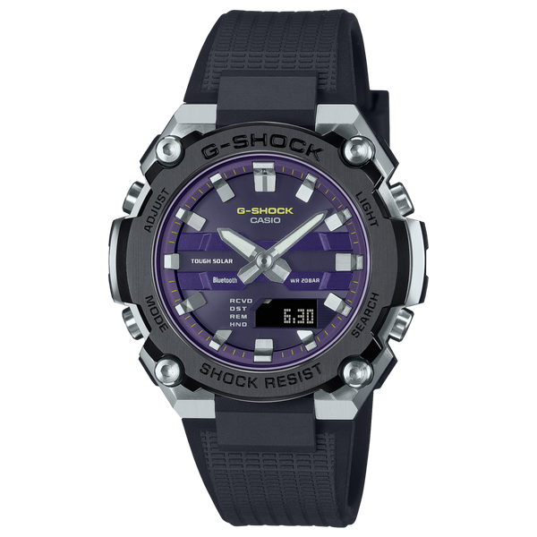  ساعة كاسيو للرجال - عرض بعقارب, سوار من راتنج - اسود 