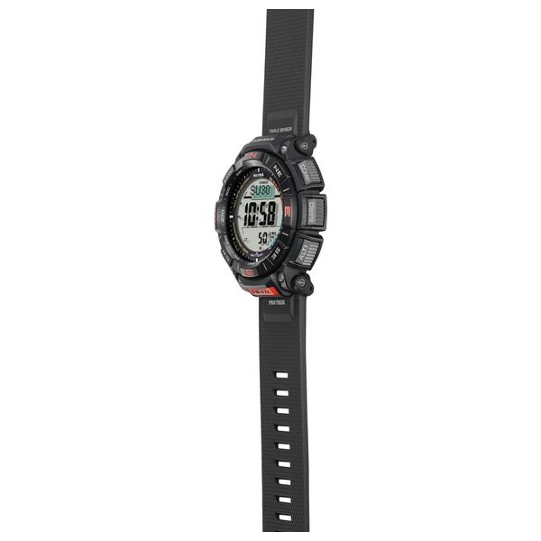  Casio Watch For Men - Digital Display, Resin Band - Black 