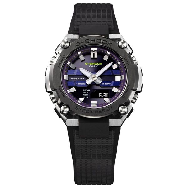  ساعة كاسيو للرجال - عرض بعقارب, سوار من راتنج - اسود 