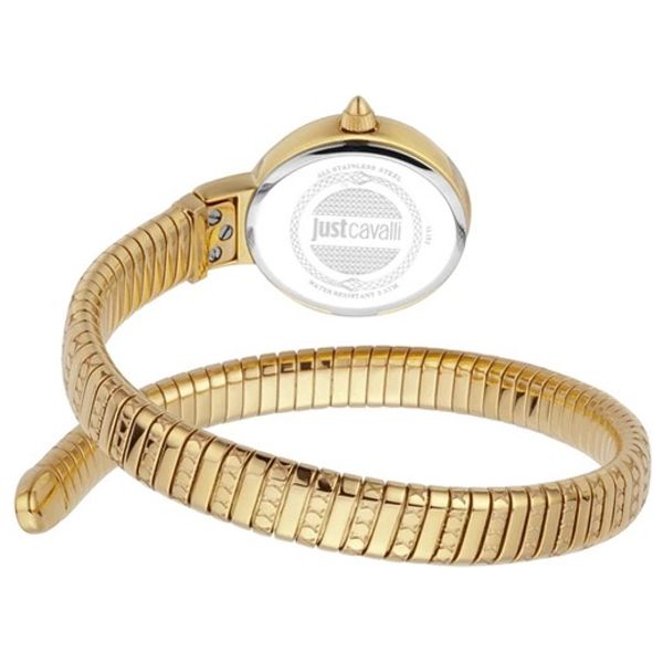  Just Cavalli Watch JC1L152M0035 For Women - Analog Display, Stainless Steel Band - Gold 